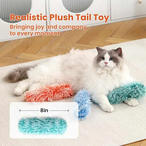 Miniatura 3 de Paquete de 3 juguetes de almohada para gatos con hierba gatera, juguetes de felpa suave, juguetes interactivos para masticar gatitos, juguetes
