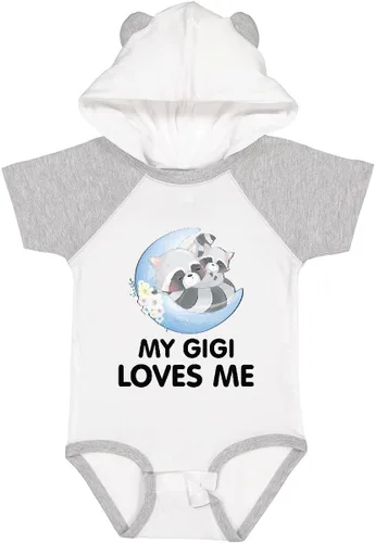 Miniatura 6 de inktastic Body de bebé Raccoon My Gigi Loves Me