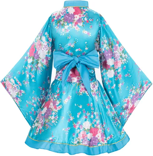 Miniatura 6 de Elibelle Juego de calcetines de seda plegables de seda para mujer, estilo kimono de anime japonés