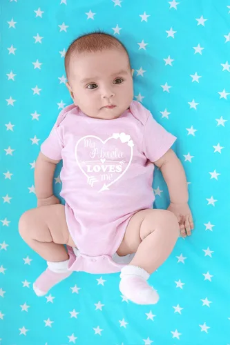 Miniatura 4 de CBTwear My Abuela Loves Me – Ropa de bebé – Divertido traje de bebé para recién nacido para niños y niñas