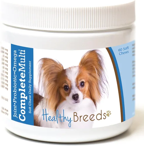 Miniatura 192 de Healthy Breeds Pug todo en uno multivitamínico suave masticable 60