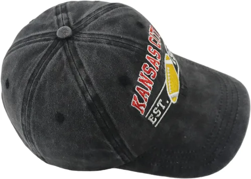 Miniatura 4 de Terojnkl Gorra de béisbol bordada para hombres y mujeres, ajustable, unisex, de algodón, para fanáticos