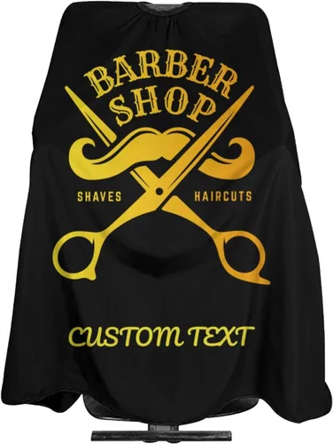 Miniatura 29 de Capa de barbero impermeable personalizada, Capa de peluquero personalizada, Añade tu texto, Capa de salón personalizada para hombres, Capa de corte