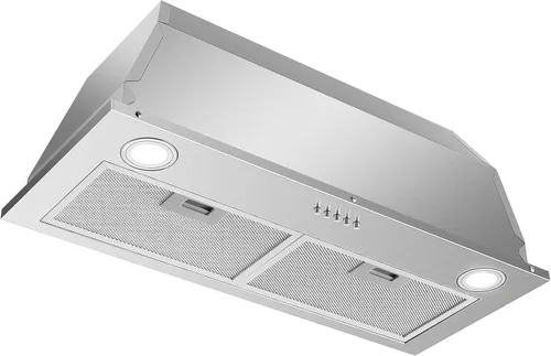 Miniatura 8 de Campana extractora de 20 pulgadas, campana de cocina integrada de 600 CFM, convertible con conductos/sin conductos, inserto de campana