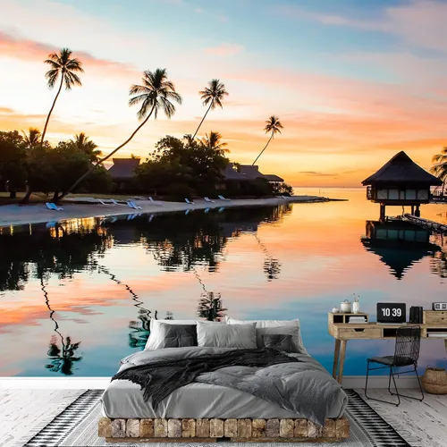 Miniatura 7 de wall26 - Hermoso patrón de agua azul que refleja el sol. - Mural de pared removible Papel pintado autoadhesivo grande - 100x144 pulgadas obra