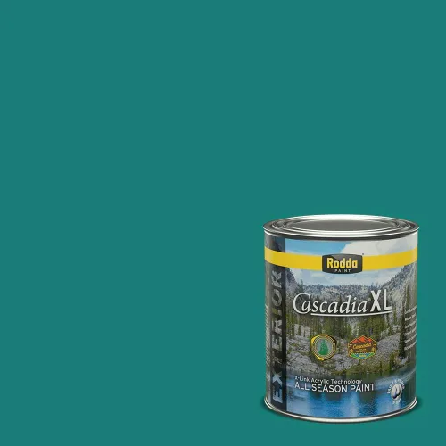 Miniatura 158 de Rodda Paint CASCADIA XL - Pintura satinada e imprimación para exteriores en uno, cuarto de galón, Annabel