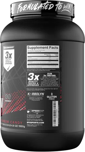 Miniatura 9 de EFX Sports Karbolyn Fuel Polvo de Carbohidratos de Absorción Rápida Carga de Carbohidratos, Energía Sostenida, Recuperación Rápida Sin