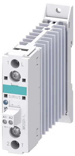 Siemens 3RF2320-1AA14 Relé de monitoreo de temperatura, terminal de abrazadera de jaula, configuración analógica, 1 valor de umbral, 0.886 in de
