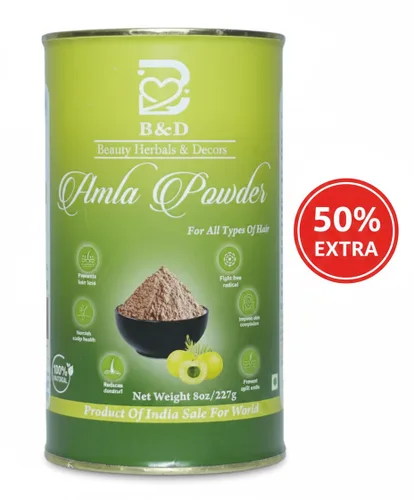 Miniatura 2 de Amla Powder 100% puro y natural Cuidado del cabello y la piel a base de hierbas Previene la caída del cabello, aumenta la inmunidad