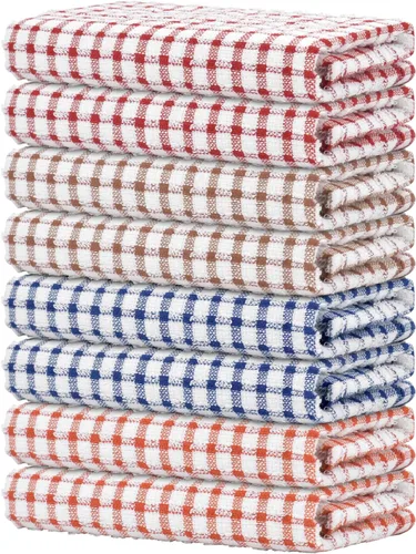 Miniatura 23 de Nialnant 8 Piezas Trapos de Cocina para Platos, 100% Algodón Suave Absorbente de Secado Rápido, Paños de Cocina para Cocina, Lavar Platos, Trapos