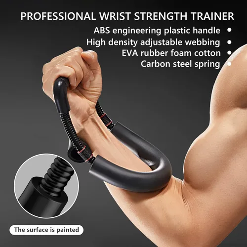 Miniatura 5 de Kit de fortalecimiento de agarre de mano con fortalecedor de muñeca, juego definitivo para entrenamiento de antebrazo, entrenador de fuerza