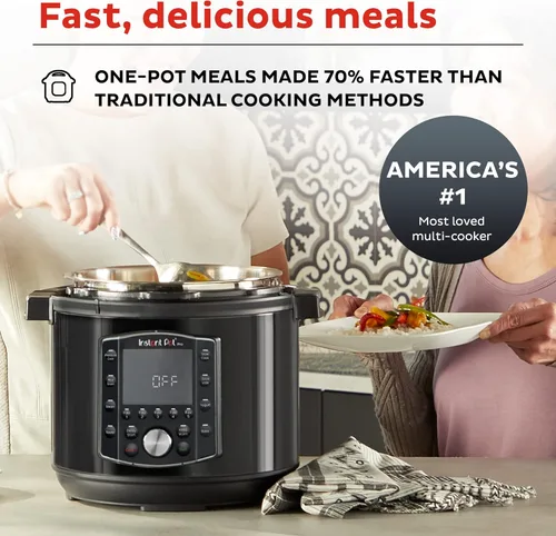 Miniatura 3 de Instant Pot Pro olla eléctrica a presión 10 en 1, olla de cocción lenta, para cocinar arroz y cereales, para saltear alimentos, vaporera, cocción al