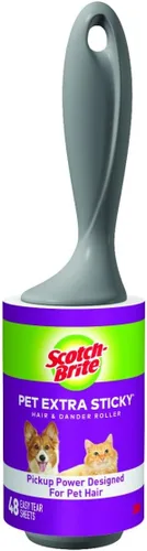 Miniatura 5 de Scotch-Brite - Rodillos para pelusas súper adhesivas para mascotas, 4 rodillos, 48 hojas por rodillo, 192 hojas en total (Paquete de 2)