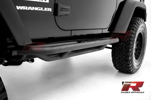 Miniatura 3 de Armadura lateral con textura negra, para Jeep Wrangler JK 07-17