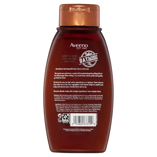 Miniatura 2 de Acondicionador de mezcla de aceite de almendras sin sulfato con aceite de aguacate para una hidratación intensa, acondicionador hidratante profundo
