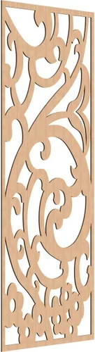 Miniatura 158 de Bridgewater - Paneles de pared decorativos de madera con calado, 9 3/8 pulgadas de ancho x 24 3/8 pulgadas de alto x 1/4 de alto, nogal