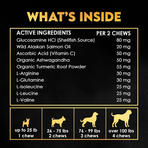 Miniatura 4 de Masticables 11 en 1 para Ganancia Muscular - Suplementos de Aumento de Peso para Perros con Alta Proteína y Aminoácidos - Constructor Muscular