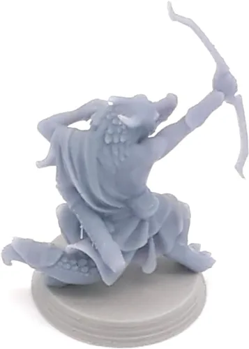Miniatura 2 de Kobold RPG - Calabozos y dragones - DND - Pathfinder - Diorama - Figura miniatura (gris/sin pintar) (Ranger)