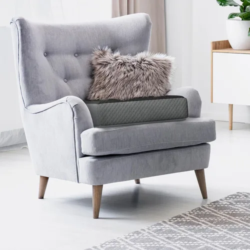 Miniatura 7 de Kolbs - Cojín reclinable extragrande Elegante funda de terciopelo de 2 tonos (solo asiento)