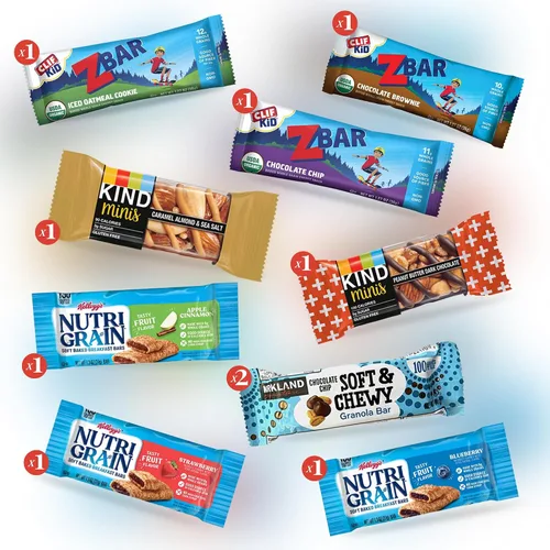 Miniatura 7 de Caja de aperitivos Jumbo Jumble (25 unidades) Paquete de cuidado de regalo, variedad de aperitivos para adultos, adolescentes, niños, hombres