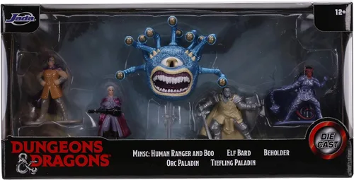 Miniatura 2 de Jada Dungeons & Dragons - Figuras coleccionables de metal fundido a presión de 1.65 pulgadas, paquete de 5, Wave 1, juguetes para niños y adultos