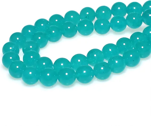 Miniatura 3 de MJDCB Los más vendidos en Amazonita Cuentas de piedra de jade redondas sueltas de color para hacer pulseras de joyería DIY (4 mm)
