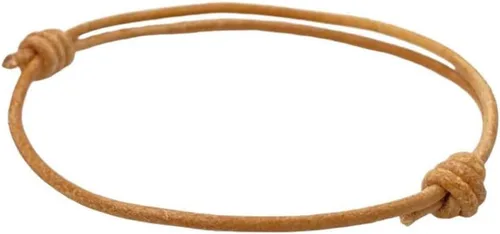 Miniatura 9 de Pulsera de cuero genuino de 2 mm para hombres - Pulsera ajustable hecha a mano, pulsera de cuero minimalista, accesorios simples, cuero premium