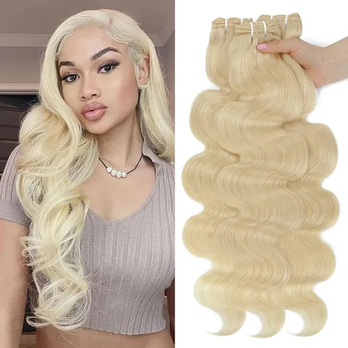 Miniatura 52 de DMKEEP Extensiones de cabello humano ondulado con cierre, 12, 14, 16+10 pulgadas, 100% cabello virgen brasileño sin procesar, 3 paquetes con cierre