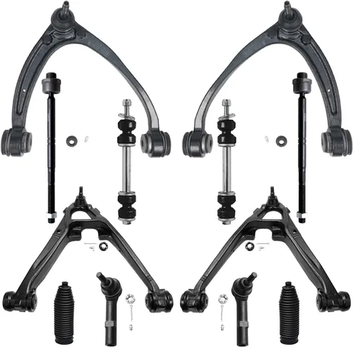 Miniatura 54 de Detroit Axle - Kit de suspensión delantera de 12 piezas para Mercury Grand Marquis Ford Crown Victoria Town Car 2003-2011, 2 brazos de control