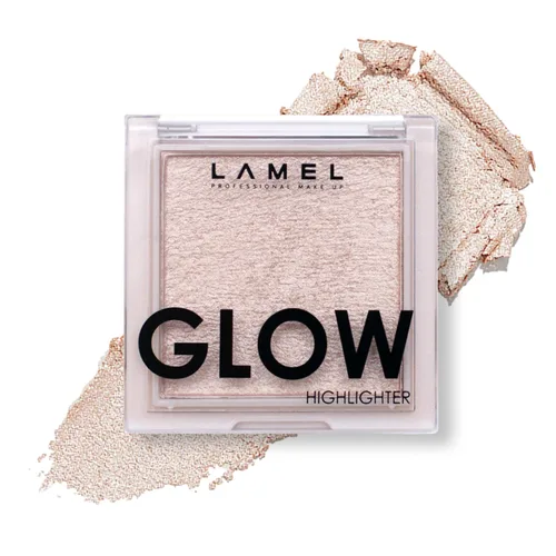 LAMEL Resaltador brillante: paleta de maquillaje y contorno facial en colores profundos y vibrantes - Brillo natural - Tamaño compacto y perfecto