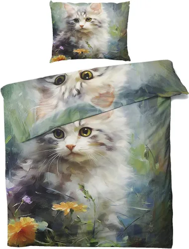 Miniatura 37 de Phoenix Funda de edredón tamaño King Juego de ropa de cama de pájaro de fantasía 3 piezas Funda de edredón con patrón de microfibra suave