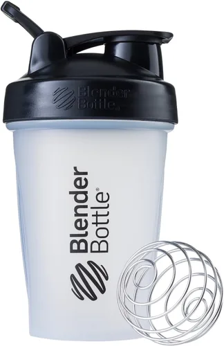 Miniatura 39 de BlenderBottle Botella Batidora Clásica Perfecta para Batidos de Proteínas y Pre-Entreno, 20 Onzas, Negro