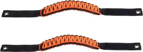 Miniatura 8 de Asas de Agarre para Barra Antivuelco Manijas de Agarre de Paracord para Accesorios Ford Bronco 2021 2022 2023 2024 2025 2 Puertas 4 Puertas, Paquete