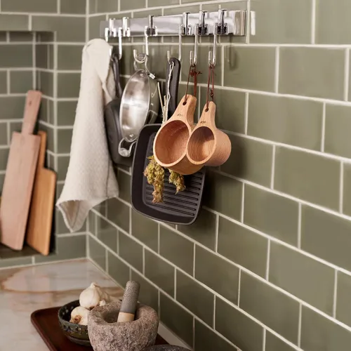 Miniatura 2 de Juego de 10 tazas medidoras y cucharas medidoras, tazas medidoras de madera hechas a mano con cucharadita, cucharas medidoras para ingredientes