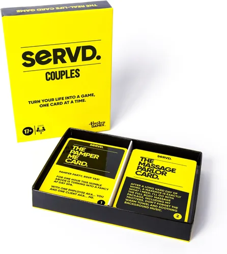 Miniatura 8 de SERVD Hasbro Games Juego de parejas – Divertido juego de cartas de la vida real para parejas – Regalos divertidos para aniversario, citas nocturnas