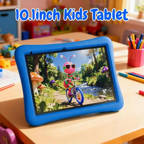 Miniatura 2 de ZZB Tableta para niños de 10 pulgadas, Android 15.0, 8 GB (3+5 extendidos) RAM 32 GB ROM (expandible a 1 TB) Cámara dual de 6000 mAh precargada