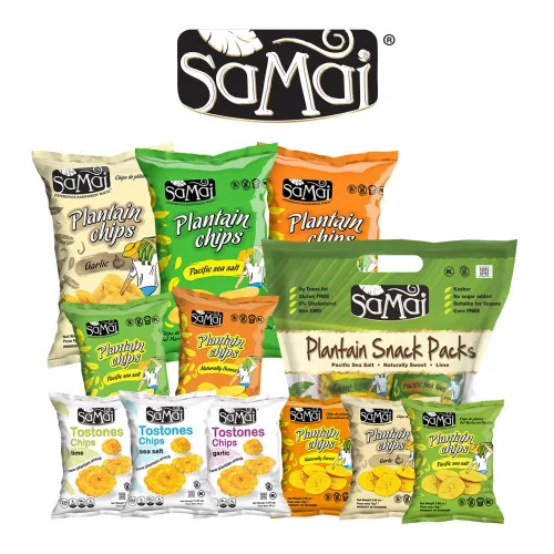 Miniatura 7 de SAMAI Chips de plátano de chile de 2.65 onzas, paquete de 15 unidades, totalmente naturales, sin OMG, sin gluten y Kosher