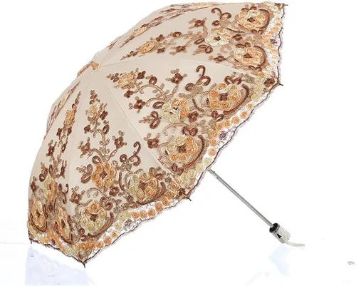 Miniatura 55 de Honeystore - Parasoles de encaje de flores para fiesta de boda, paraguas nupcial de encaje