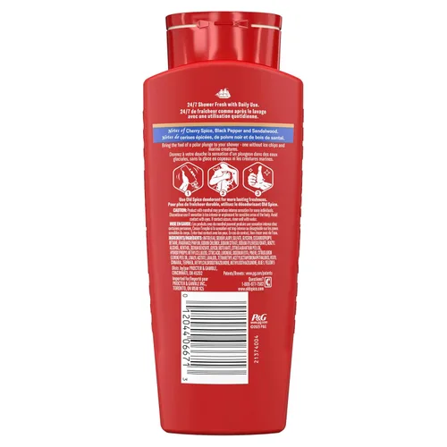 Miniatura 10 de Old Spice Red Collection - Desodorante antitranspirante + gel de baño para hombres, especias frías con aroma a menta fresca, protección contra