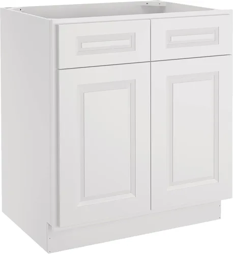 Miniatura 51 de LOVMOR Armarios de base de cocina, armario de almacenamiento aparador, gabinete de entrada con 1 cajón y estante ajustable, 24 pulgadas de ancho x