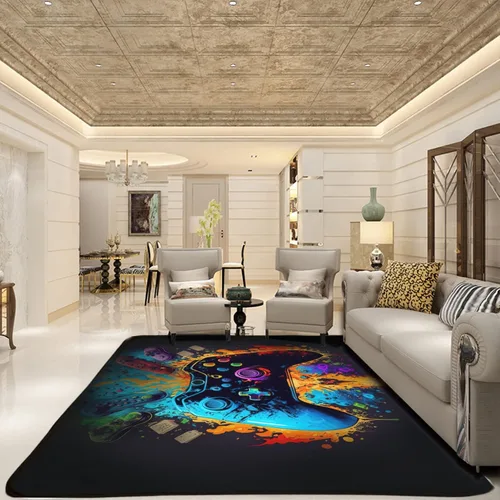 Miniatura 3 de Alfombra de juegos para dormitorio de niños, alfombra suave y cómoda para sala de juegos, 36 x 24 pulgadas