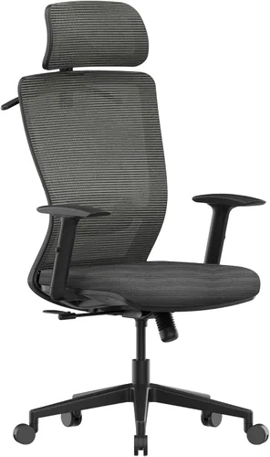 Miniatura 13 de FLEXISPOT Silla de oficina ergonómica con reposapiés, silla de computadora de malla de respaldo alto, sillas de escritorio para oficina en casa