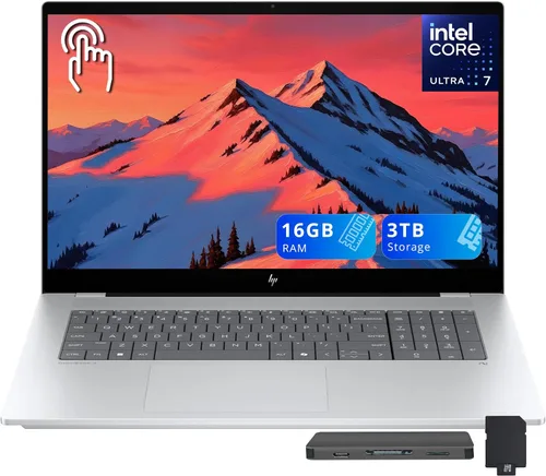 Miniatura 10 de HP Essential 17t Business Laptop con pantalla táctil HD+ de 17.3 pulgadas, Intel Core i7-1355U (> R5 7430U), procesador de nivel de alto