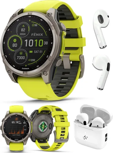 Miniatura 10 de PlayBetter Garmin Fenix 8 AMOLED Sapphire (43mm, Titanio DLC gris carbón) Reloj inteligente multideporte GPS con pantalla AMOLED de zafiro