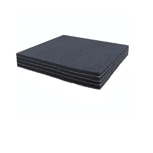Miniatura 7 de Relleno de espuma adhesiva, 4 almohadillas de espuma de neopreno antivibración, lámina de espuma de celda cerrada de alta densidad, aislamiento