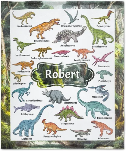 Miniatura 18 de Manta de dinosaurio para regalo, manta de franela ultra suave y acogedora, manta de forro polar ligera y mullida, manta de felpa cálida para sofá