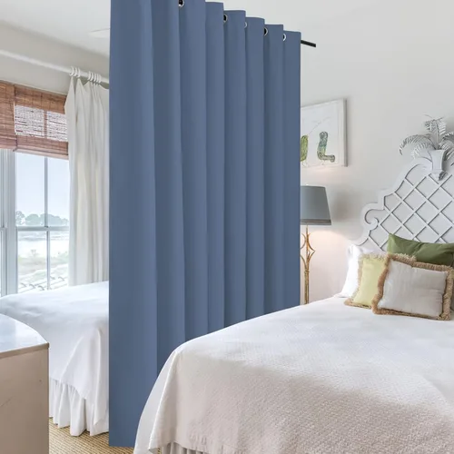 Miniatura 170 de RYB HOME - Cortinas extralargas de privacidad, para bloquear luz, de techo a suelo, para comedor, oficina, sala de estar, cine en casa, patio, 8.3