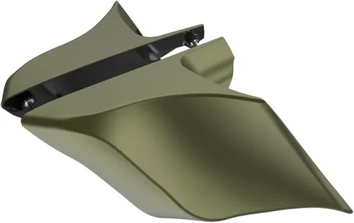 Miniatura 100 de Advanblack Barracuda - Cubiertas laterales estiradas plateadas (brillantes), paneles extendidos para Harley Touring Street Glide Road Glide Electra