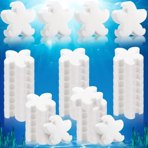 Miniatura 11 de Patelai Paquete de 40 esponjas absorbentes de aceite para bañera de hidromasaje, accesorios para spa, bañera, piscina al aire libre (estilo barco)
