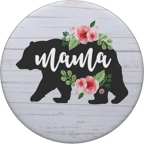 Miniatura 3 de Mama Bear Acuarela Rosas Florales PopSockets PopGrip: Agarre intercambiable para teléfonos y tabletas